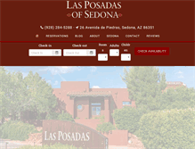 Tablet Screenshot of lasposadasofsedona.com